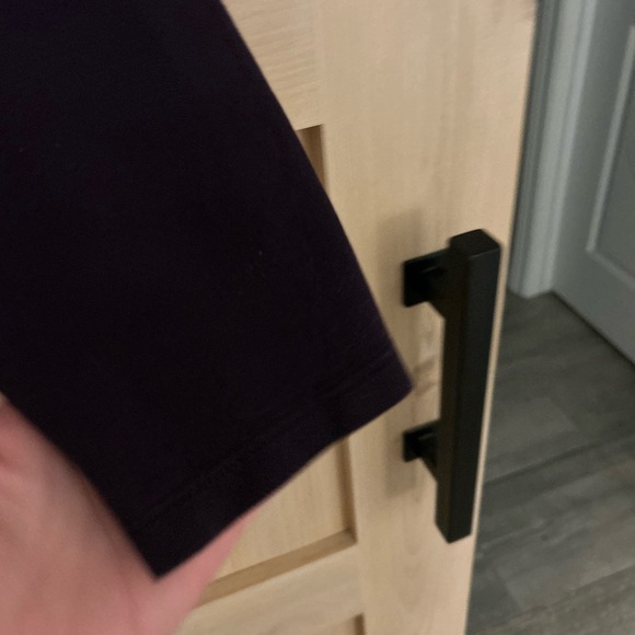 VINCE Women’s Long Sleeve Plum lightweight pique Polo Shirt soft, EUC, Medium. - Picture 5 of 6